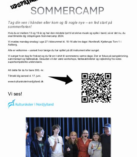 Sommercamp for unge musikere