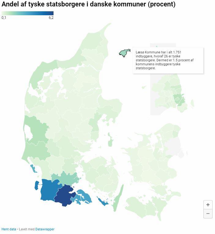 Stigende antal tyske tilflyttere i Læsø Kommune