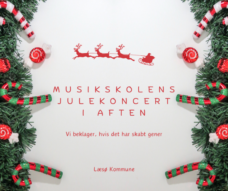 Musikskolens julekoncert i aften 